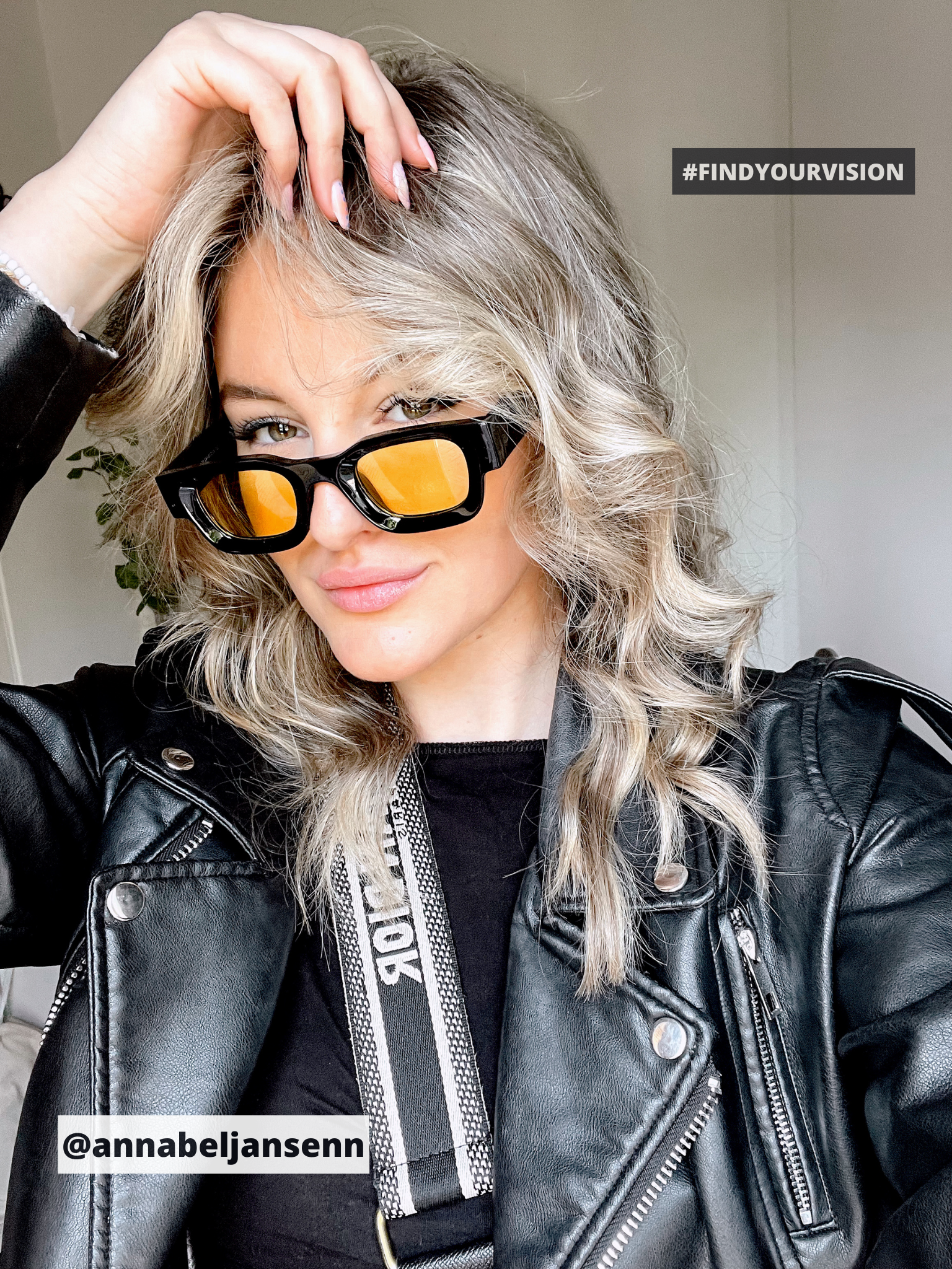 MIRAGE Rectangle Sunglasses | Orange