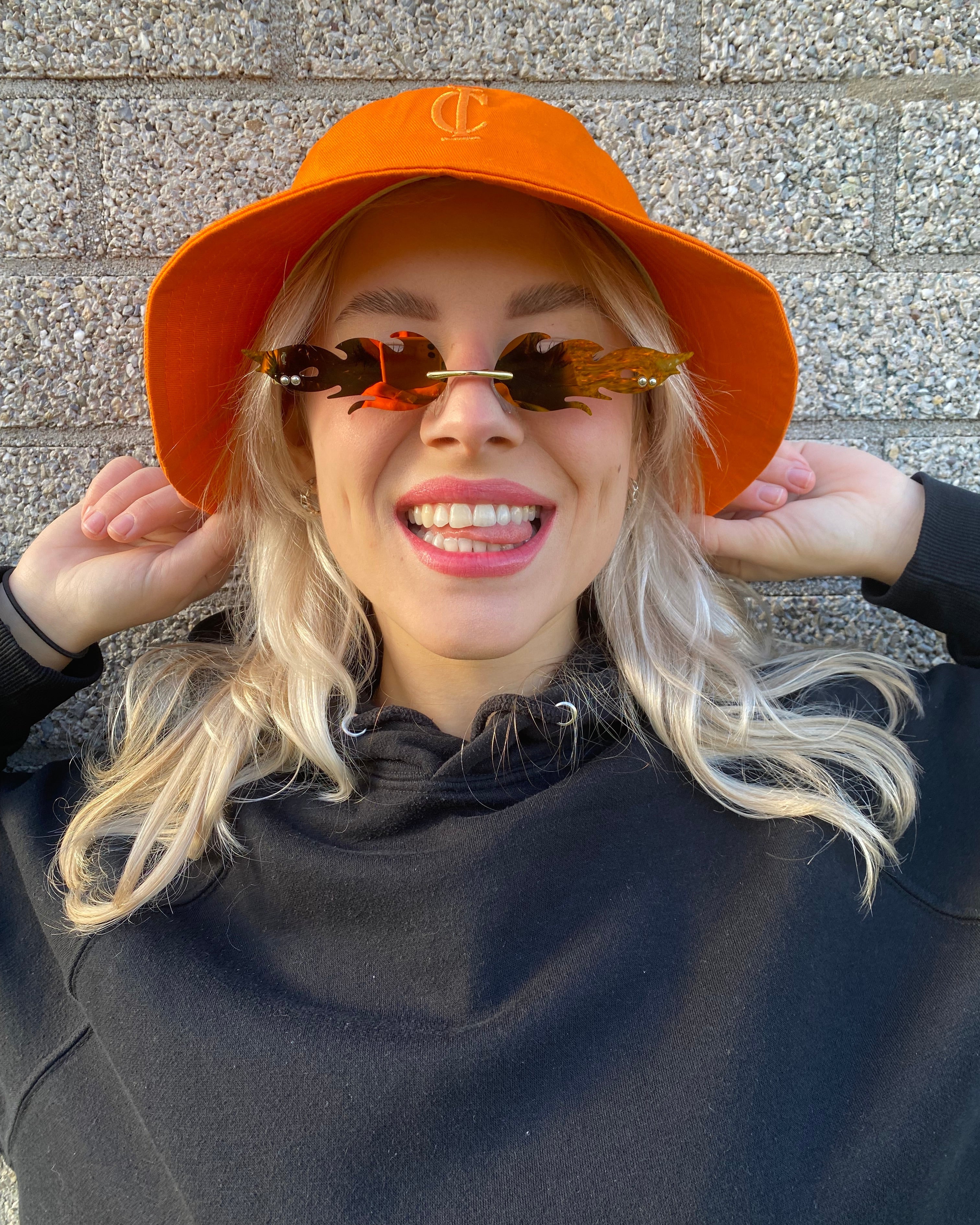 VELOCITY Flame Sunglasses | Orange