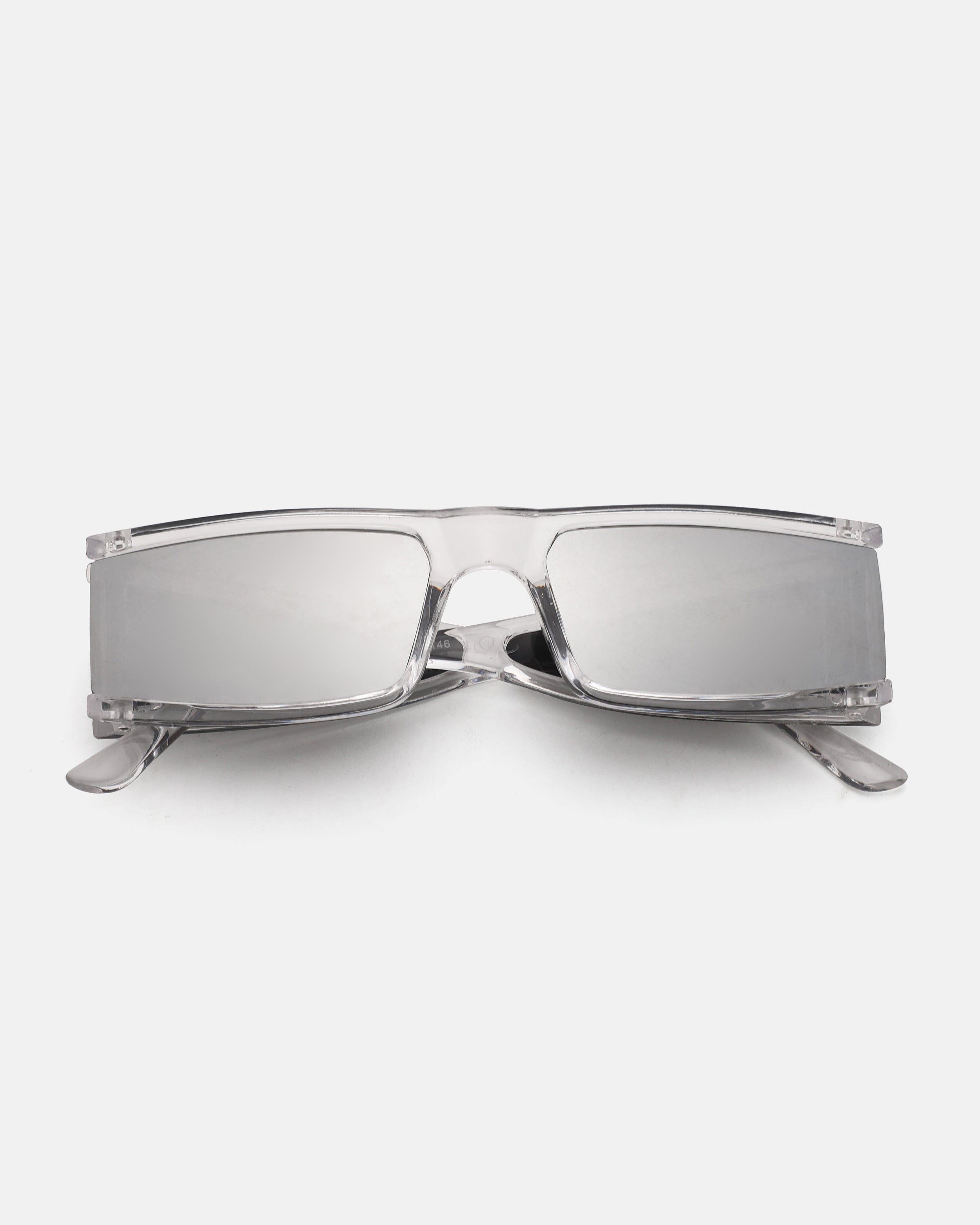 CERES Shield Sunglasses | Transparent / Chrome