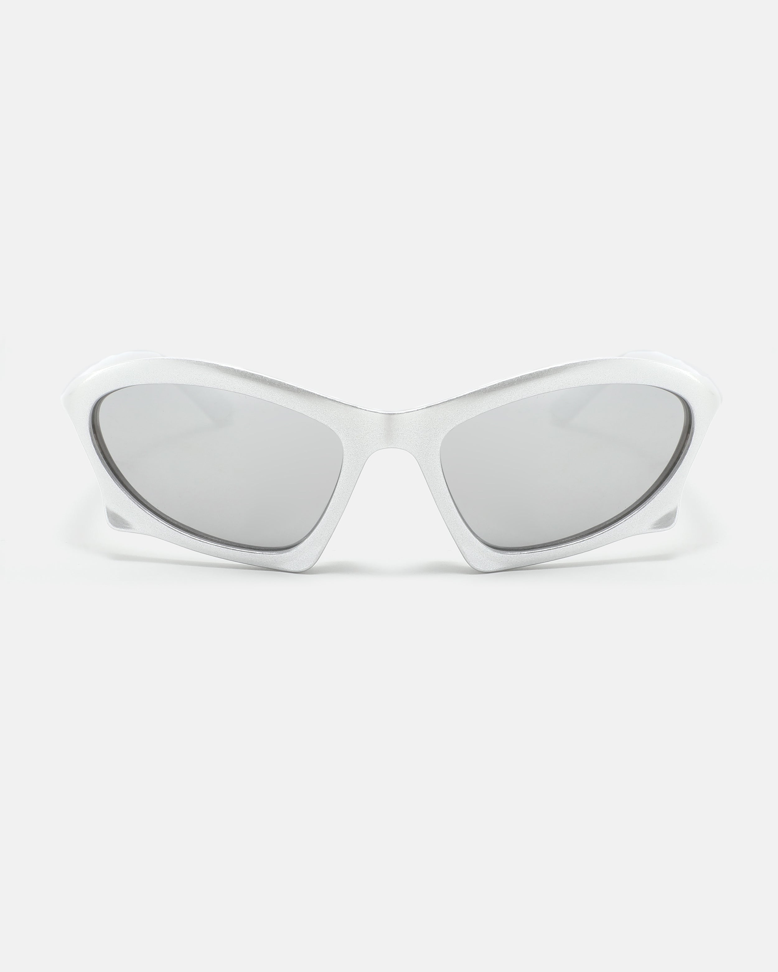 LUNAR Wrap Sunglasses | Silver