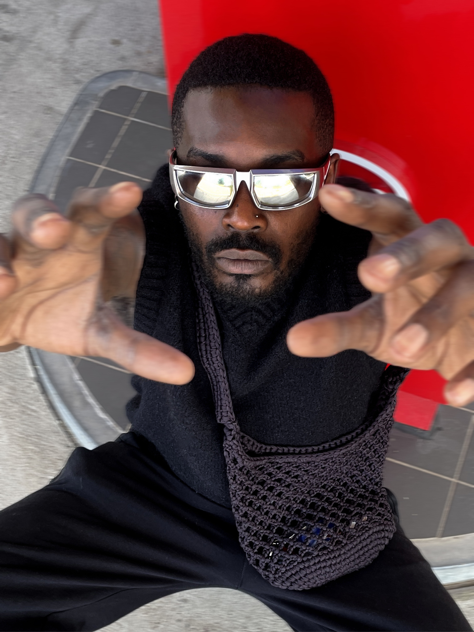 APEX Wrap Sunglasses | Dark Grey