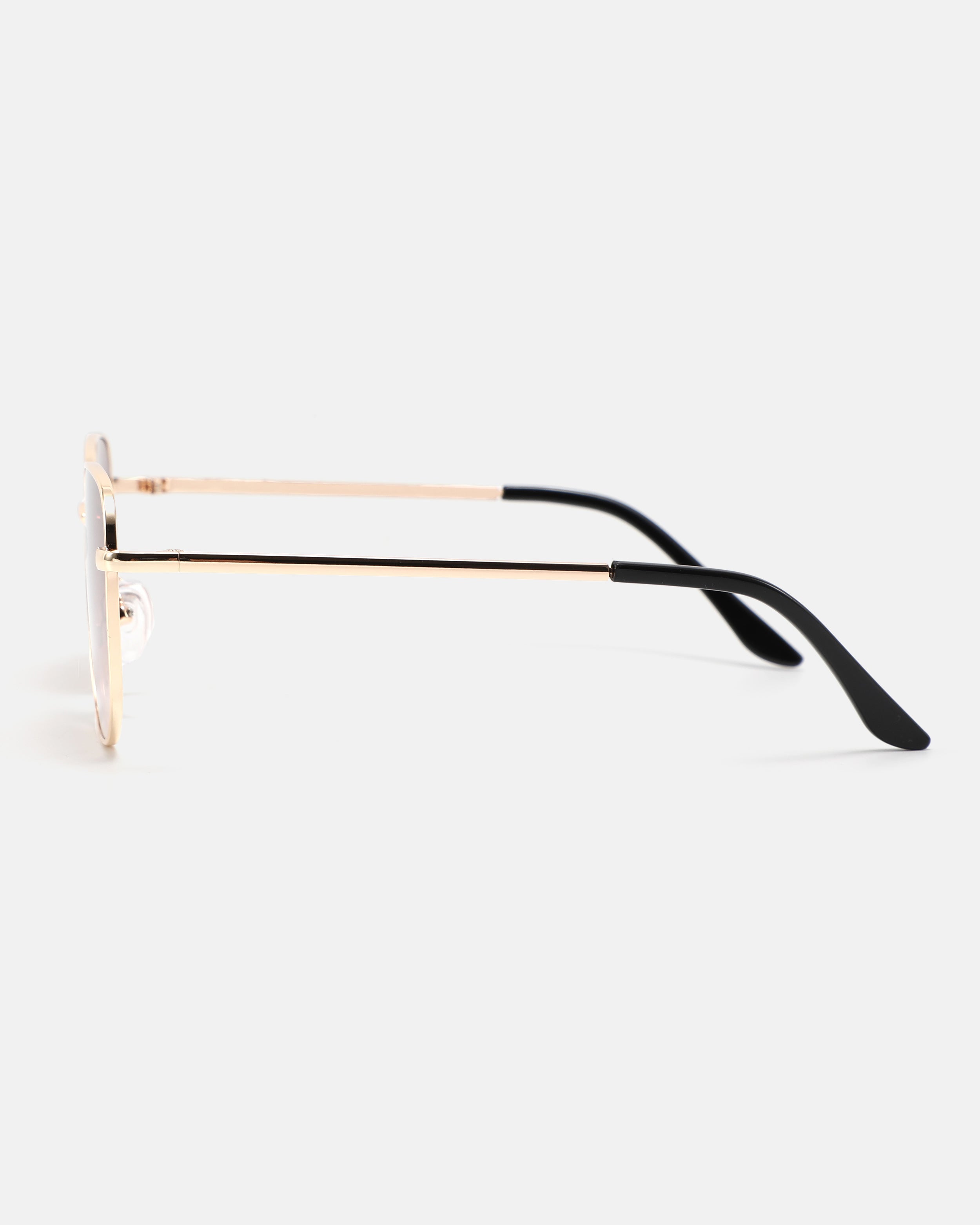 WAVEY Hexagonal Sunglasses | Gold / Brown