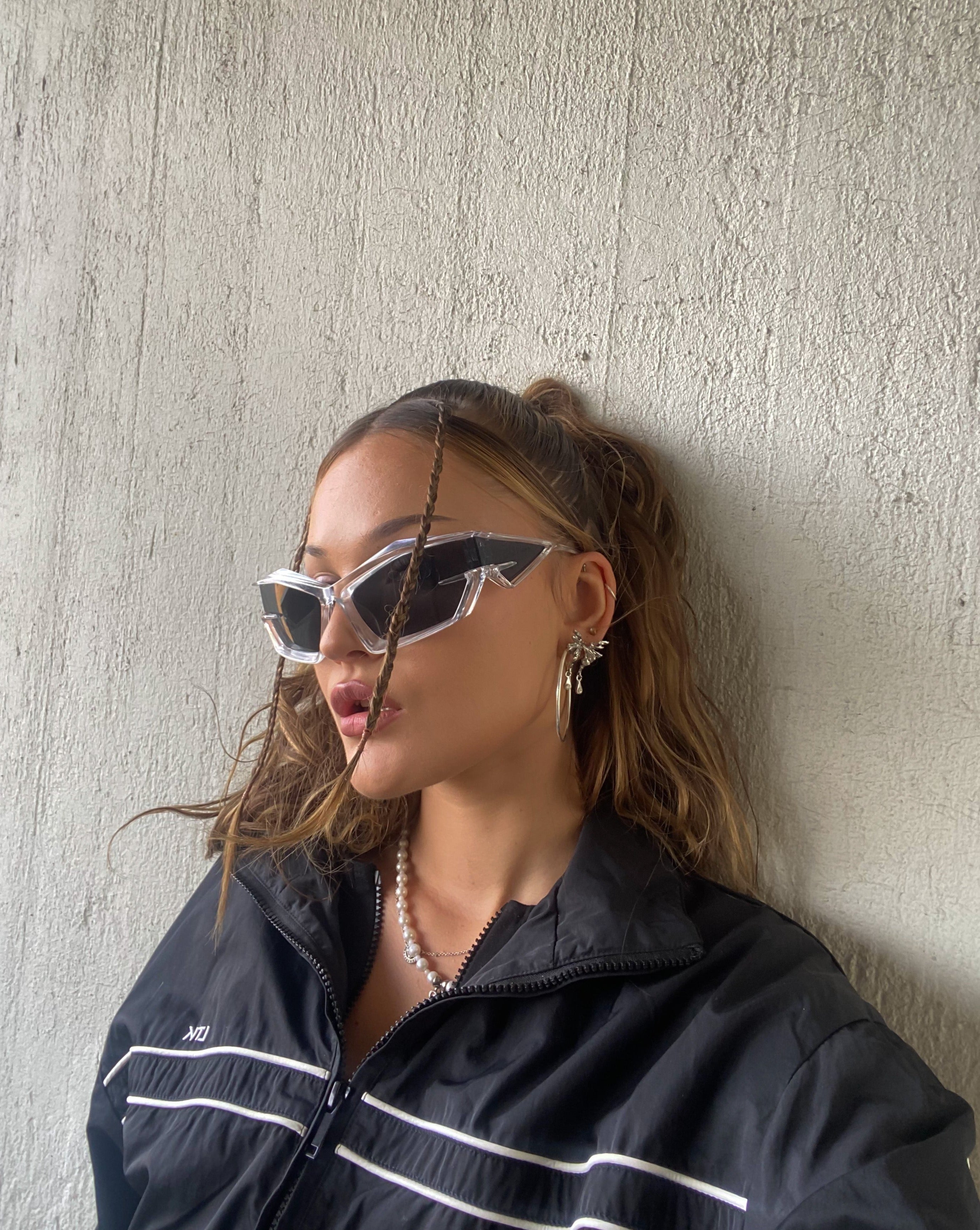 ORION Sport Sunglasses | Transparent / Black