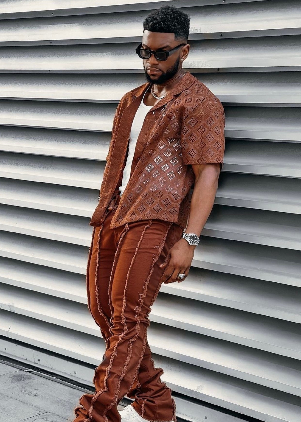 MIRAGE Rectangle Sunglasses | Black