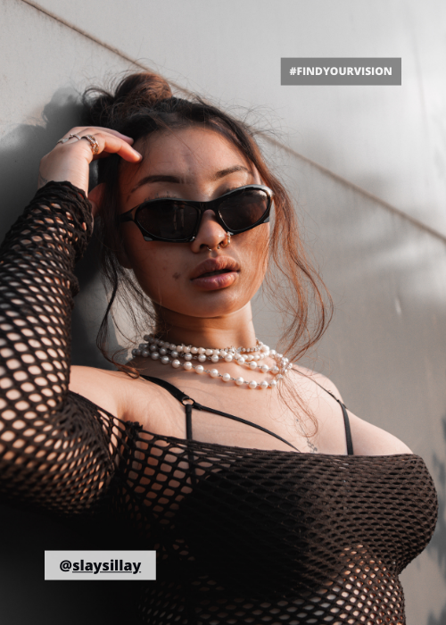 LUNAR Wrap Sunglasses | Black