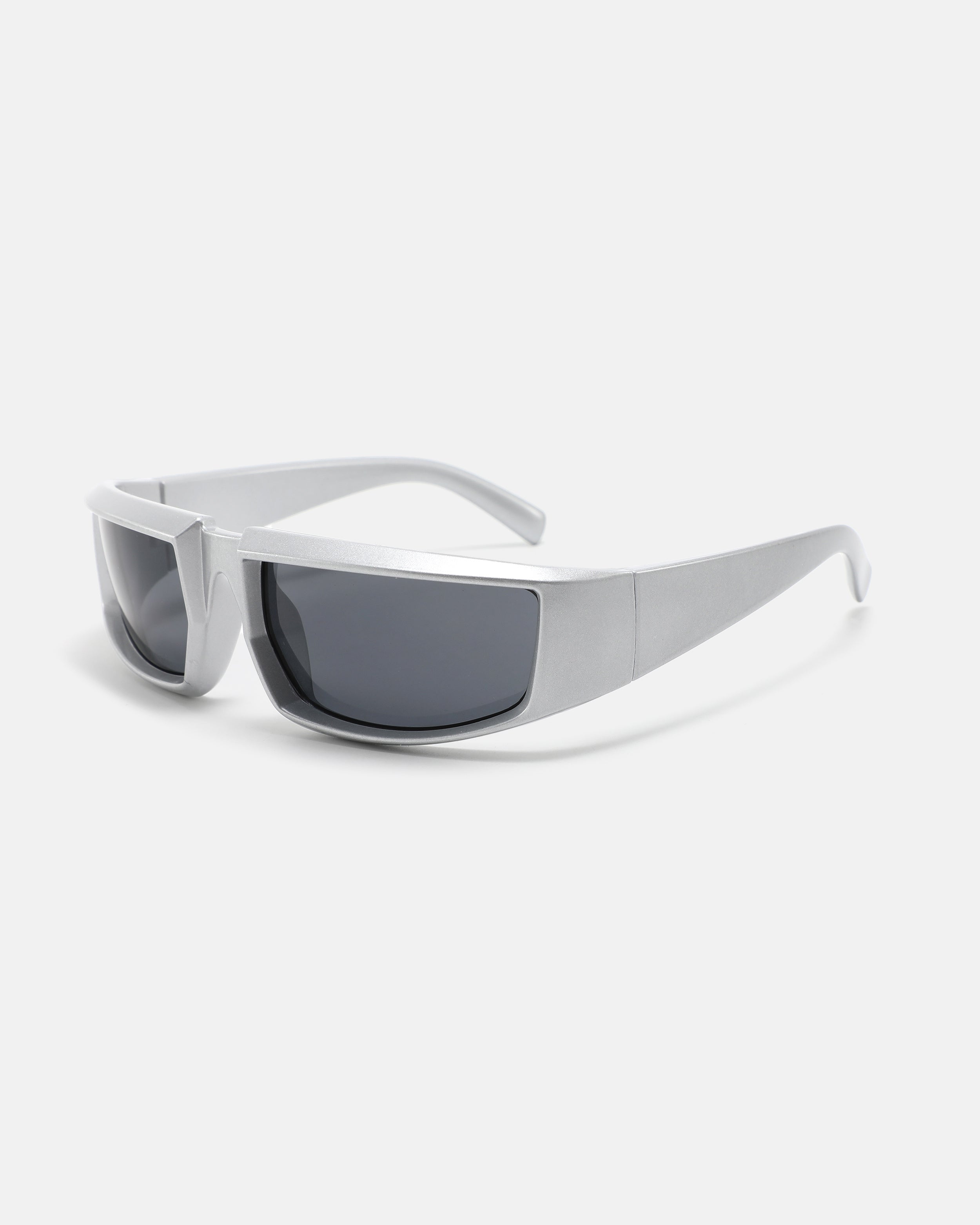 APEX Wrap Sunglasses | Silver / Black