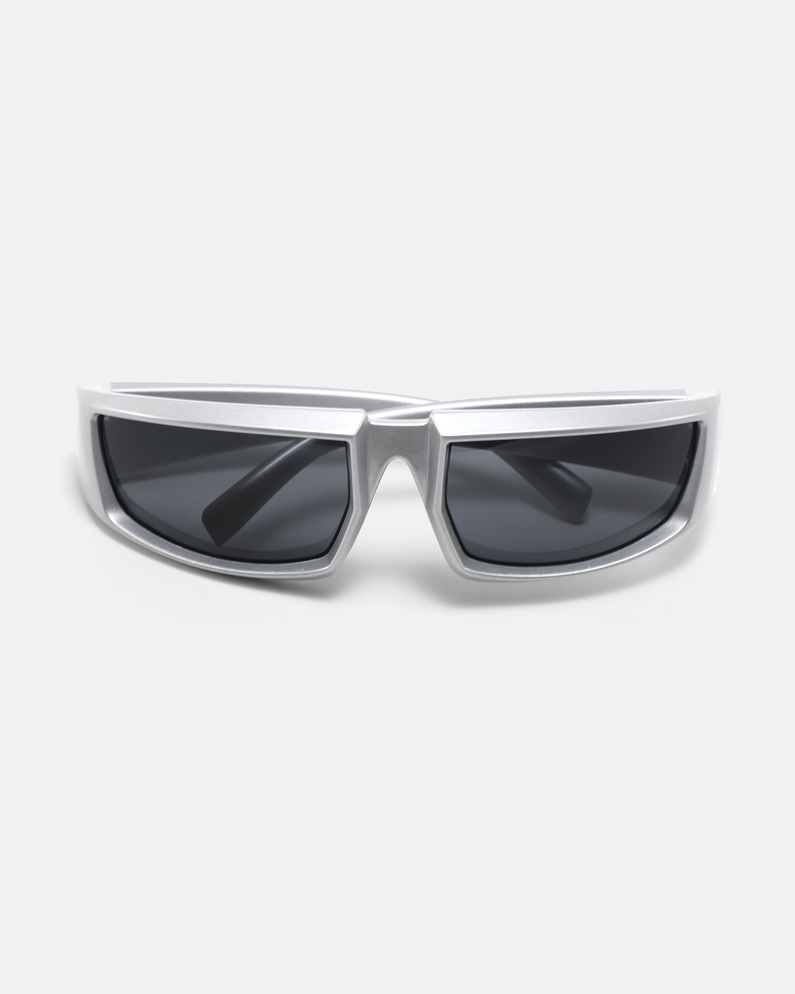 APEX Wrap Sunglasses | Silver / Black