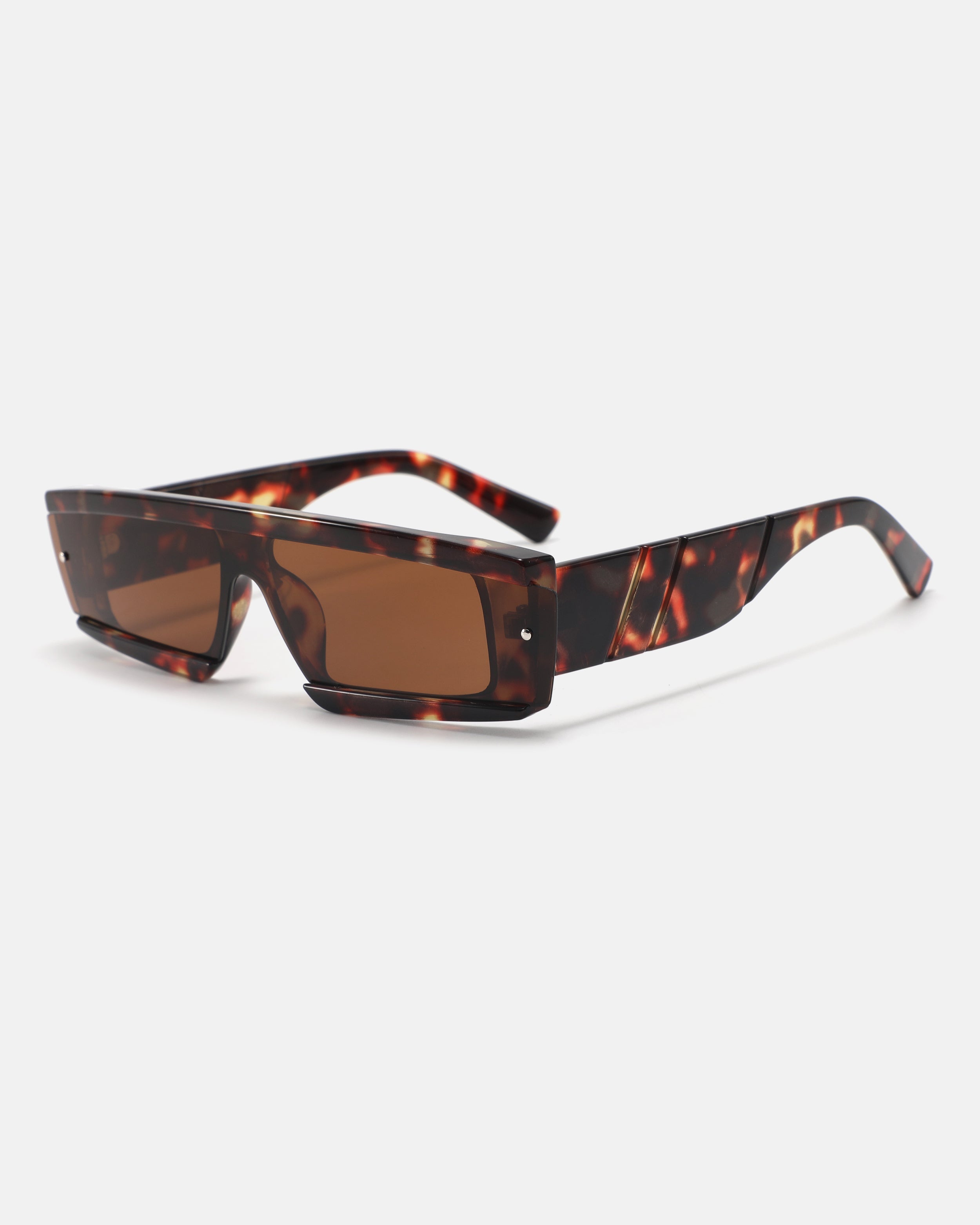 ASTRO Rectangle Sunglasses | Leopard
