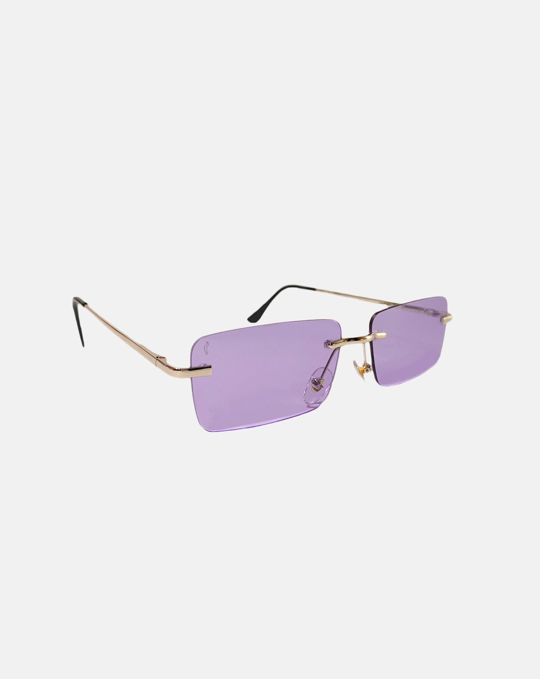 PHOENIX Rimless Sunglasses | Purple