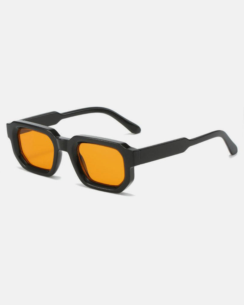 AURA Square Sunglasses | Orange / Black