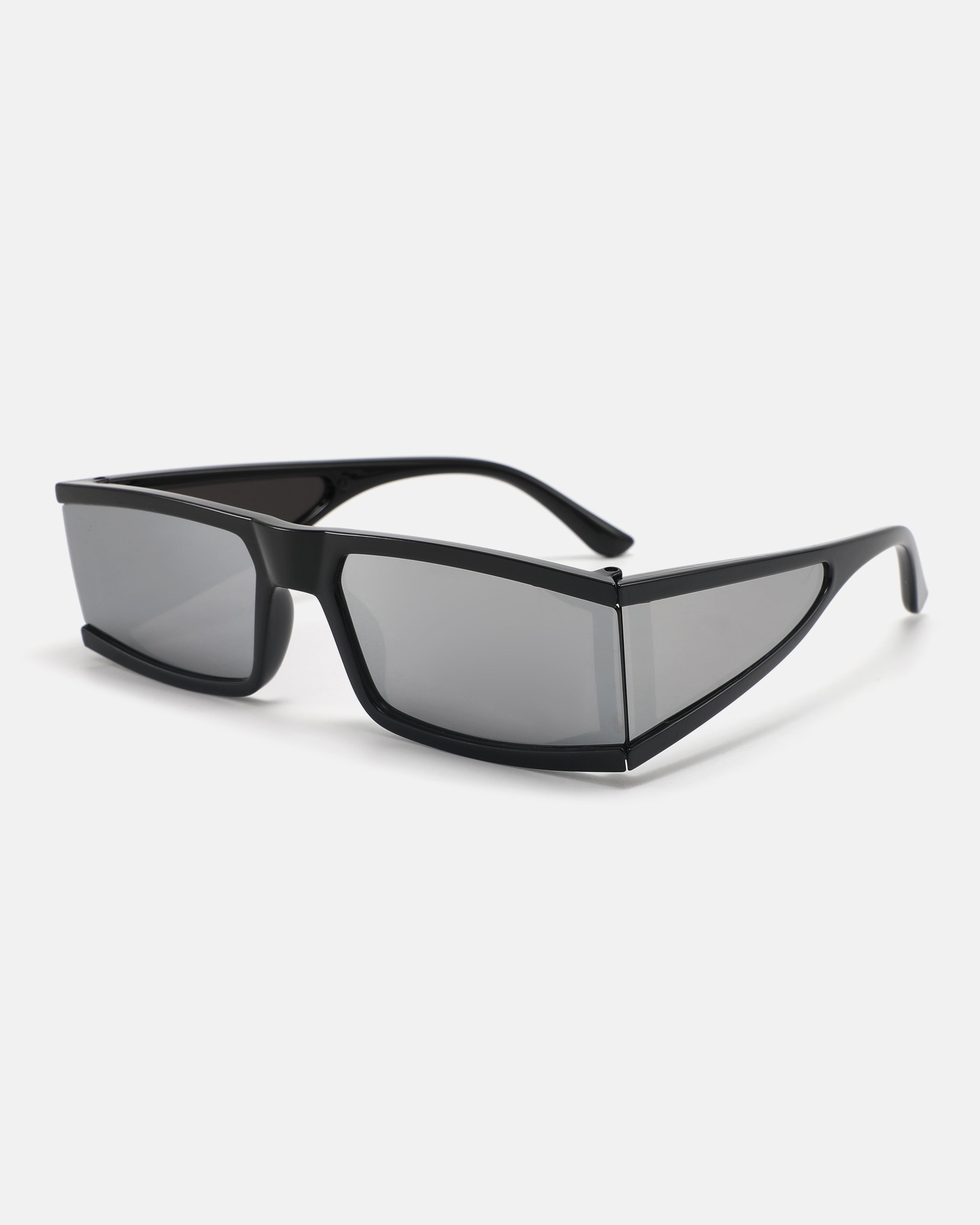 CERES Shield Sunglasses | Black / Chrome