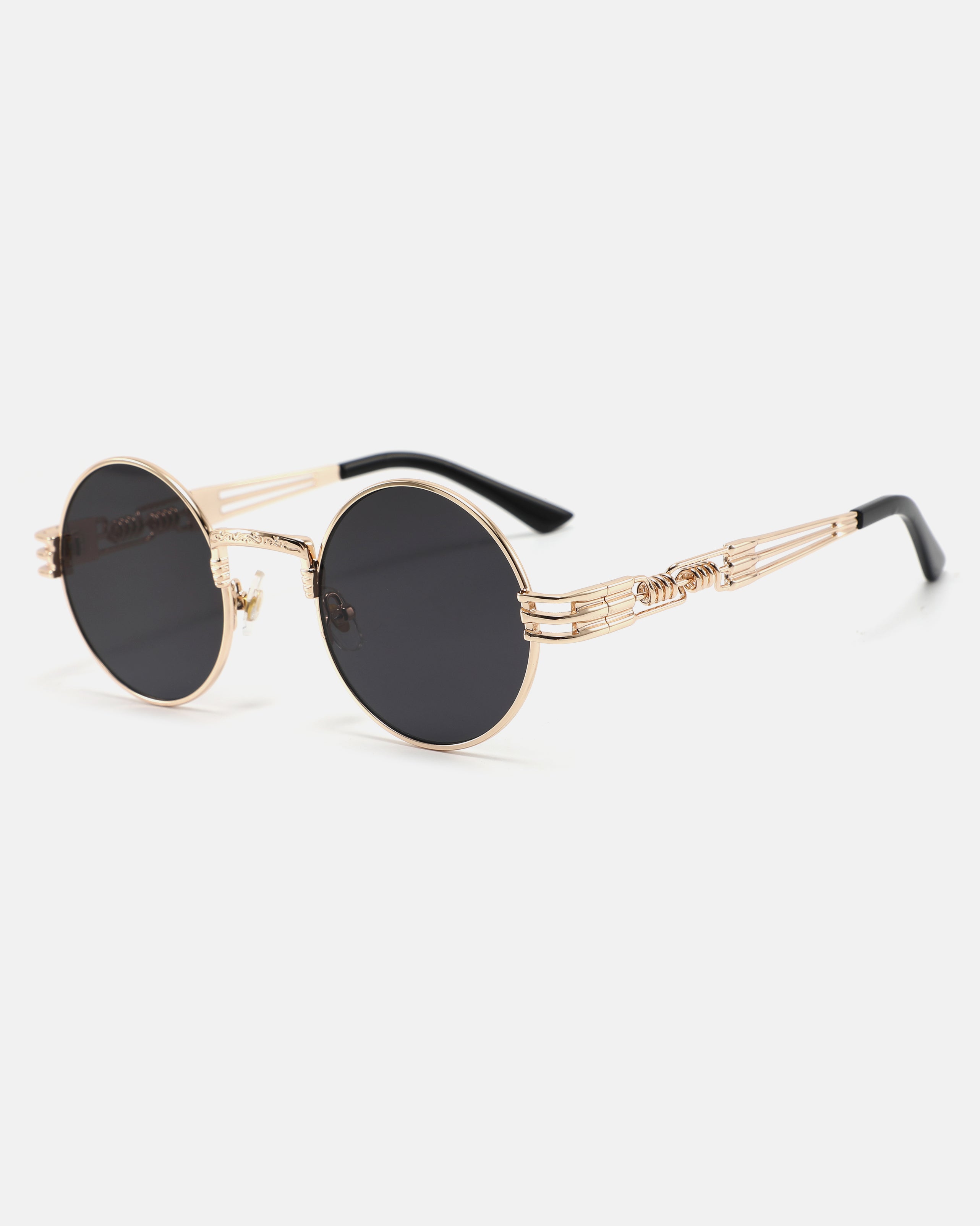 HALO Round Sunglasses | Gold