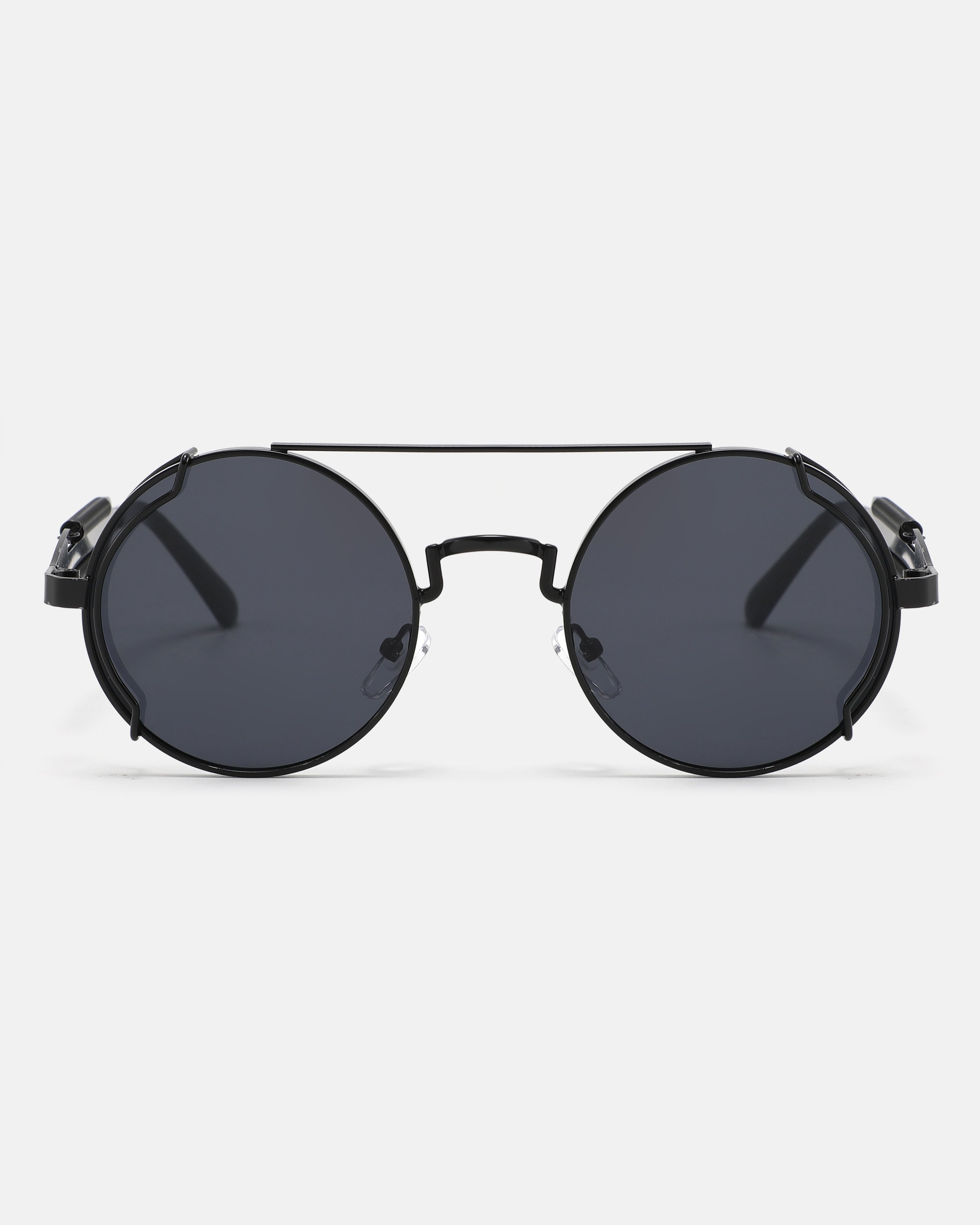 HELIX Round Sunglasses | Black