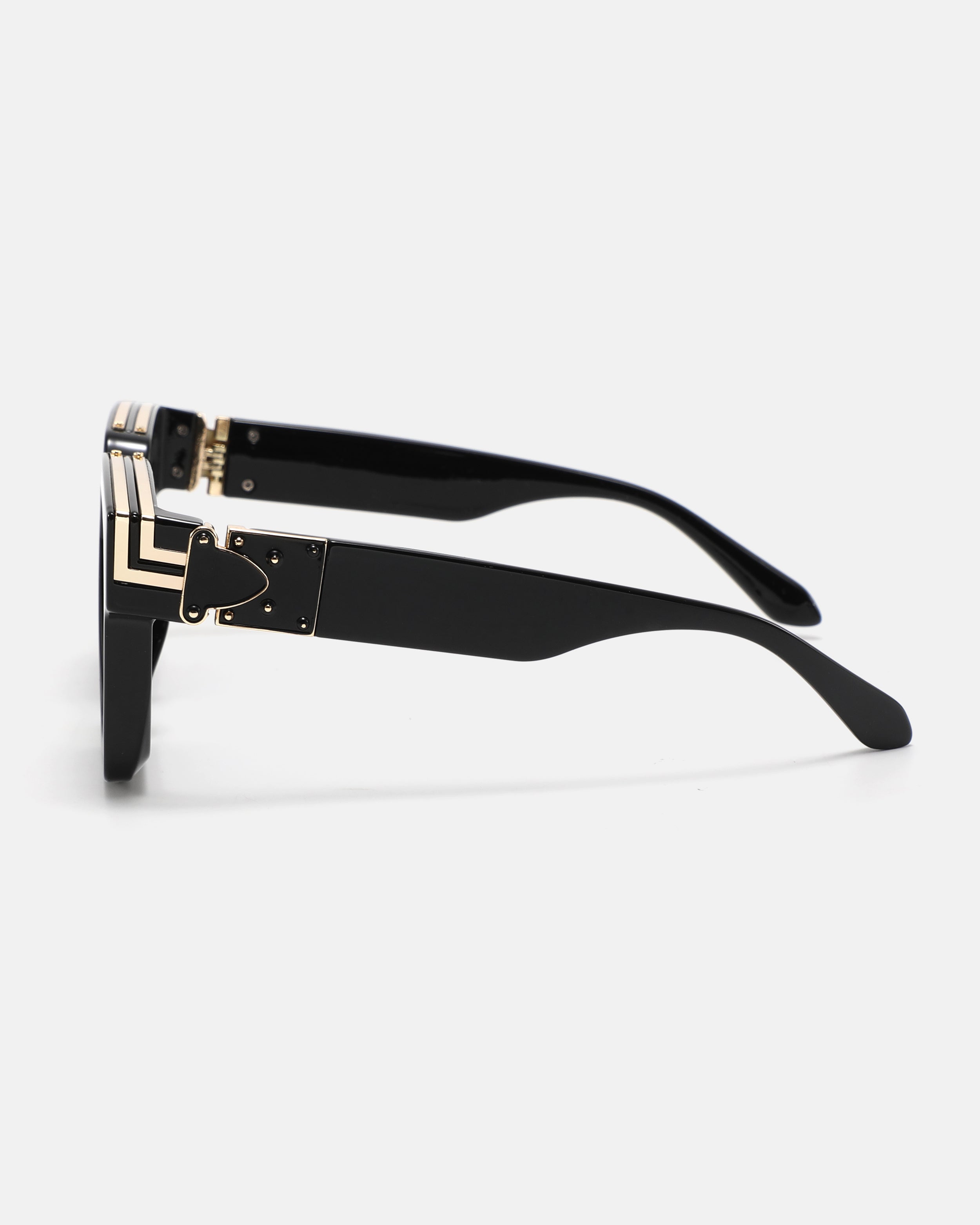LUMINARY Square Sunglasses | Black / Gold