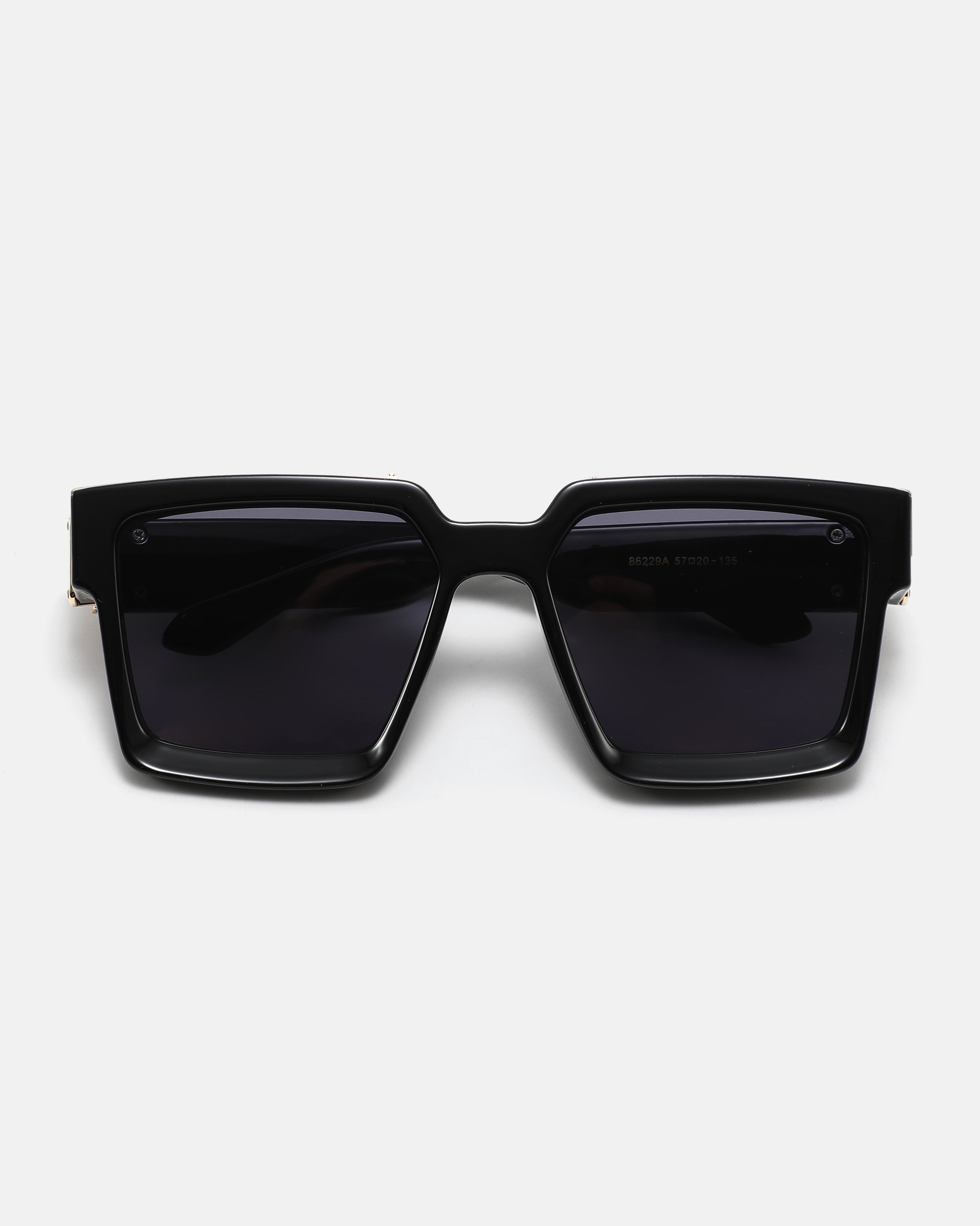 LUMINARY Square Sunglasses | Black / Gold