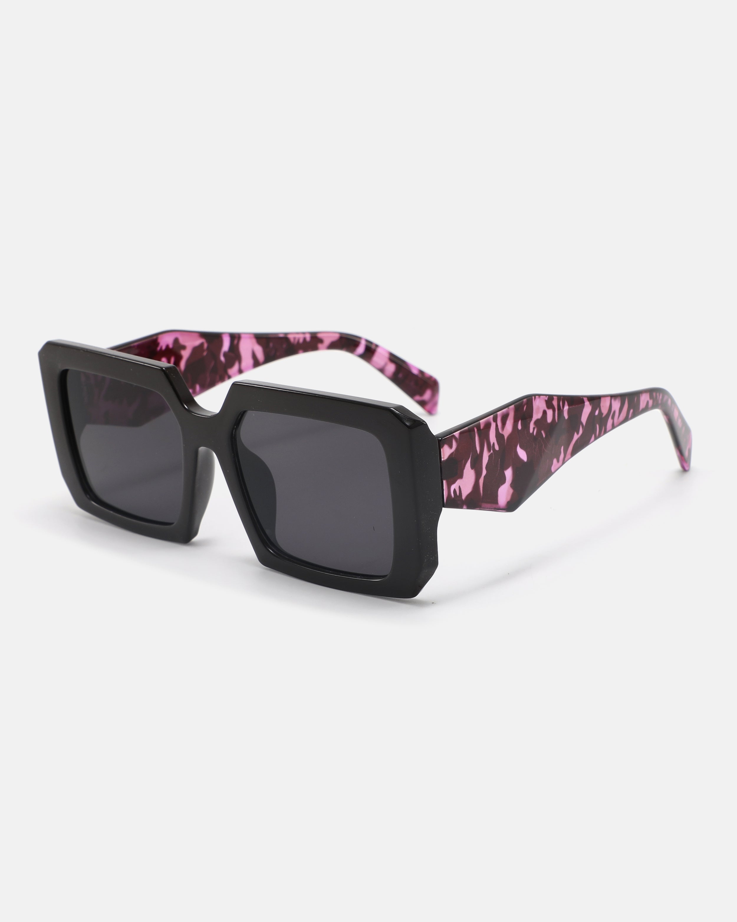LYRA Oversized Square Sunglasses | Pink / Black