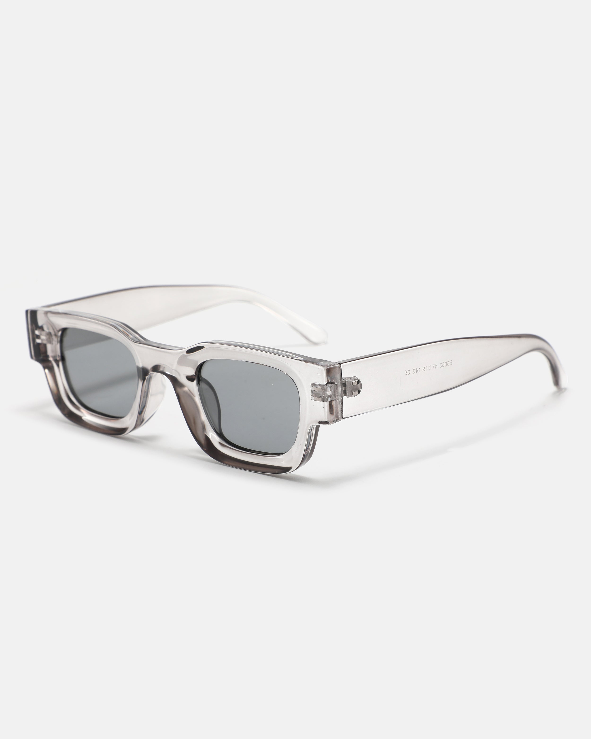 MIRAGE Rectangle Sunglasses | Transparent