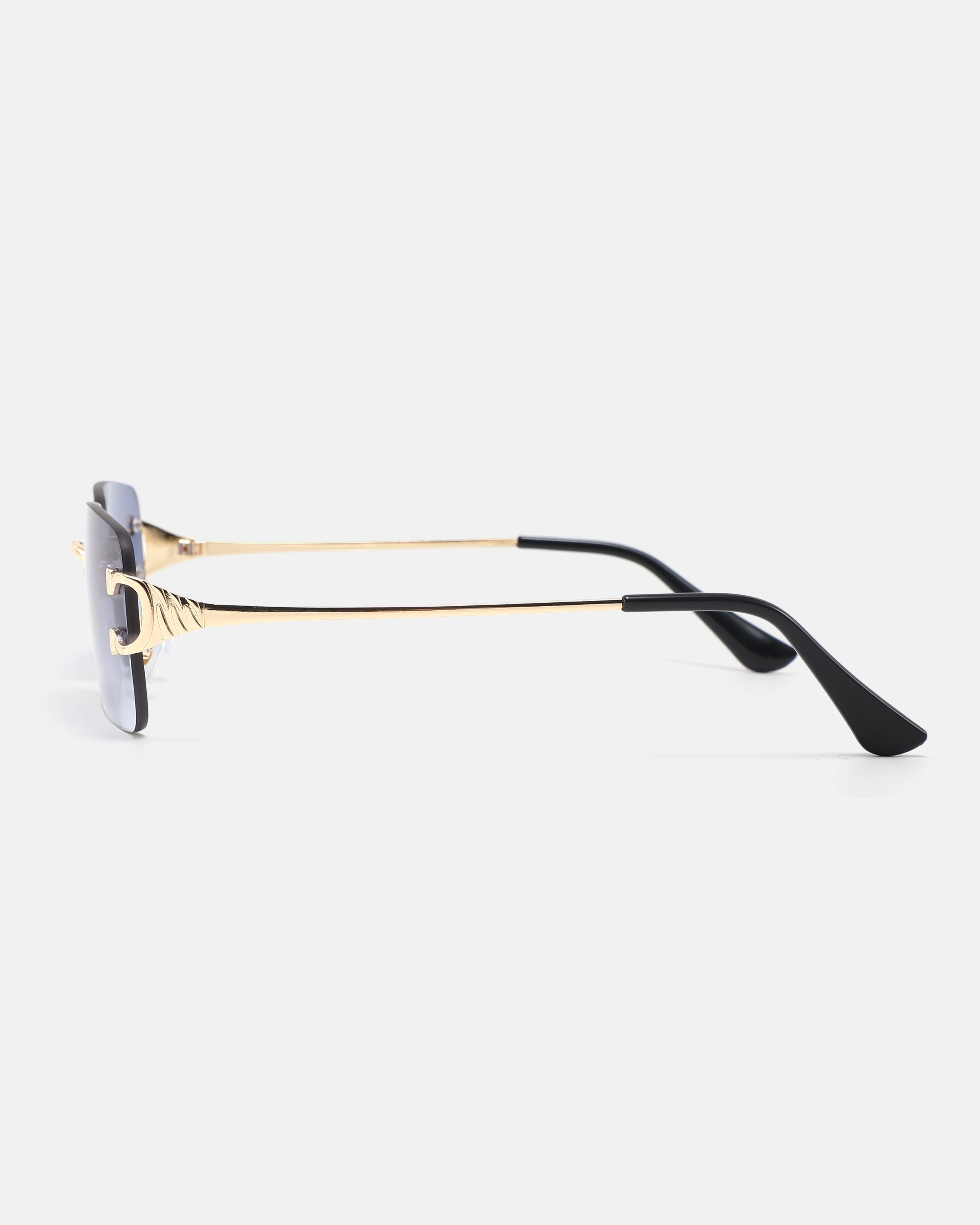 PRISM Rimless Sunglasses | Blue / Gold