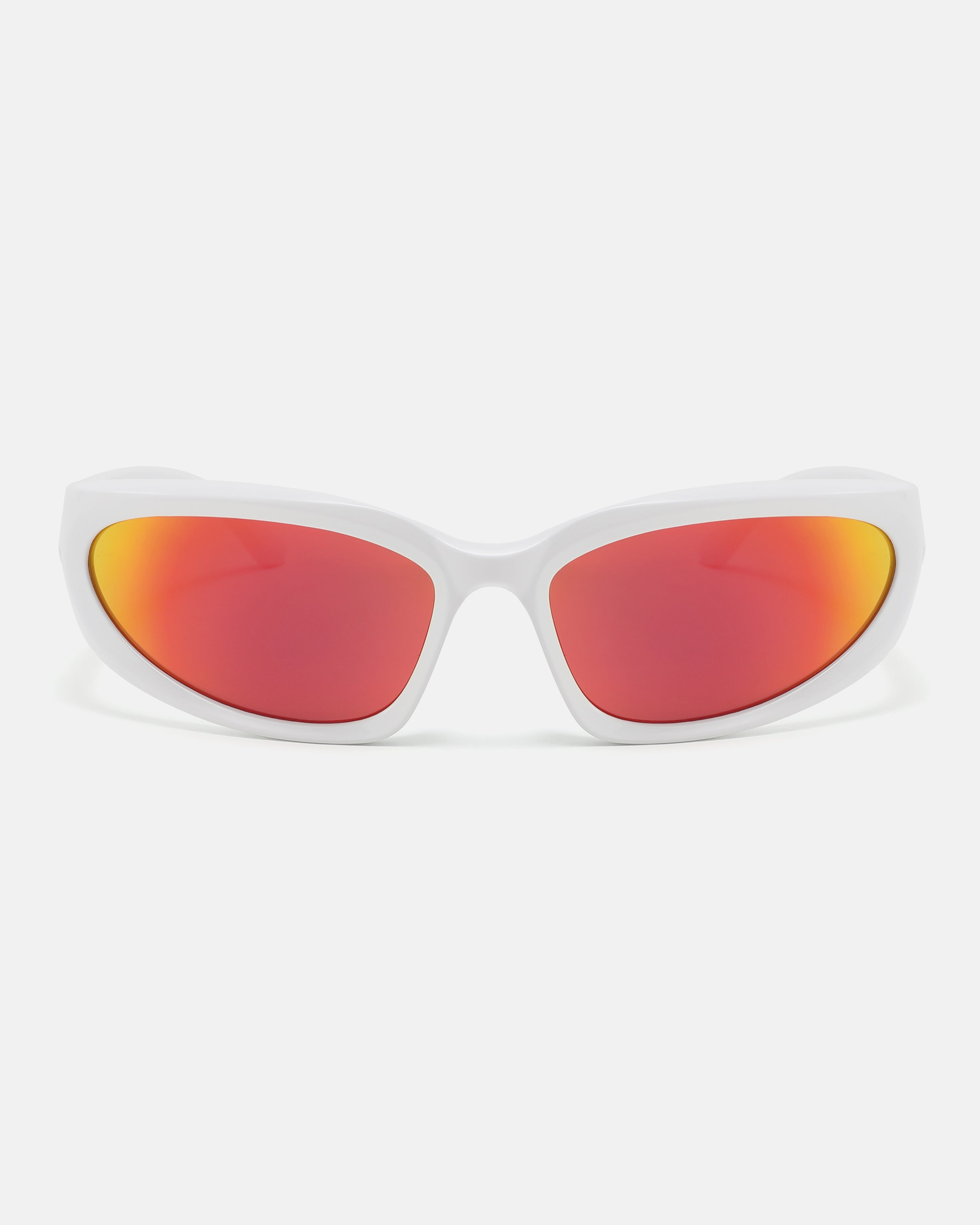 RACER Sport Sunglasses | Orange / White