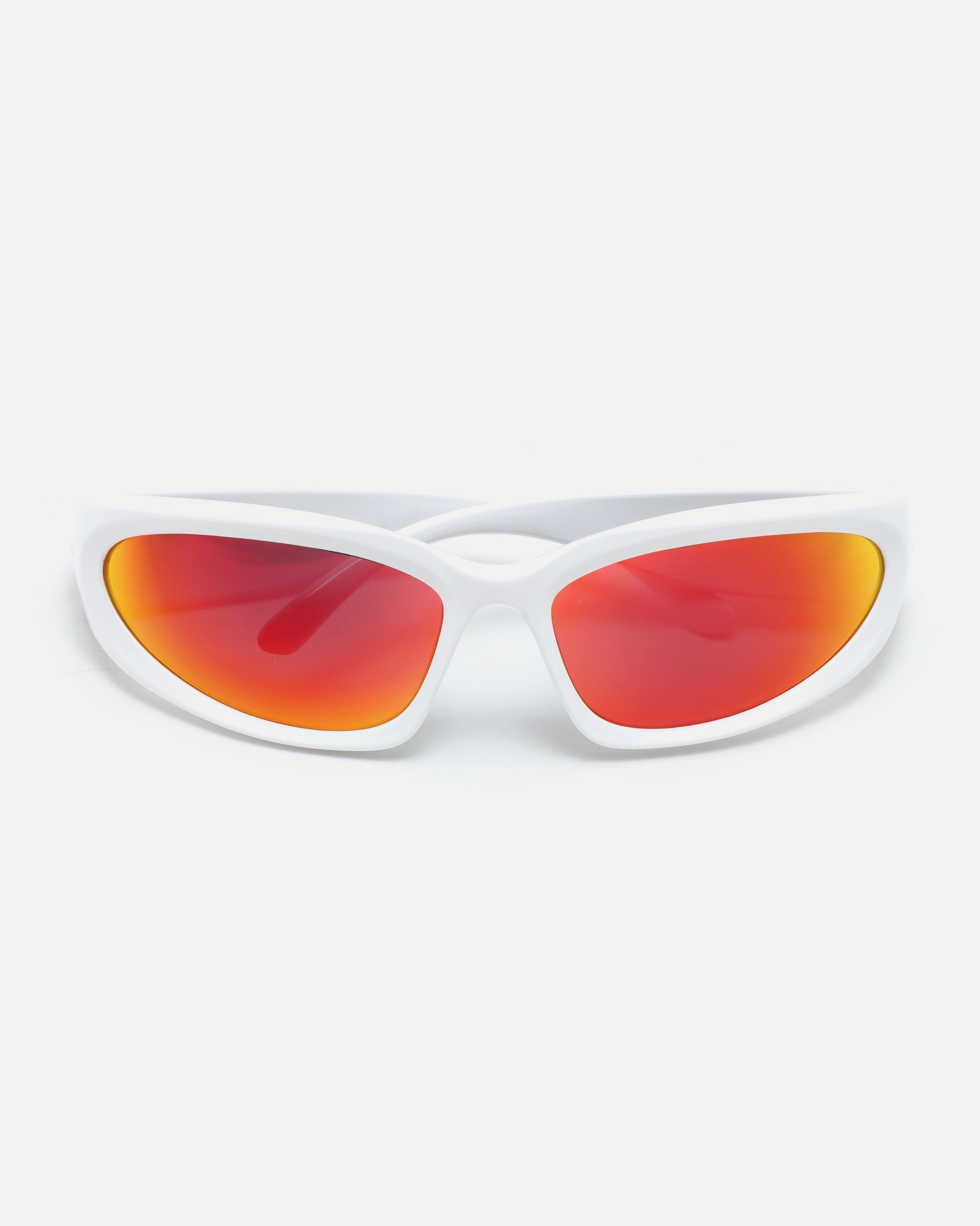 RACER Sport Sunglasses | Orange / White