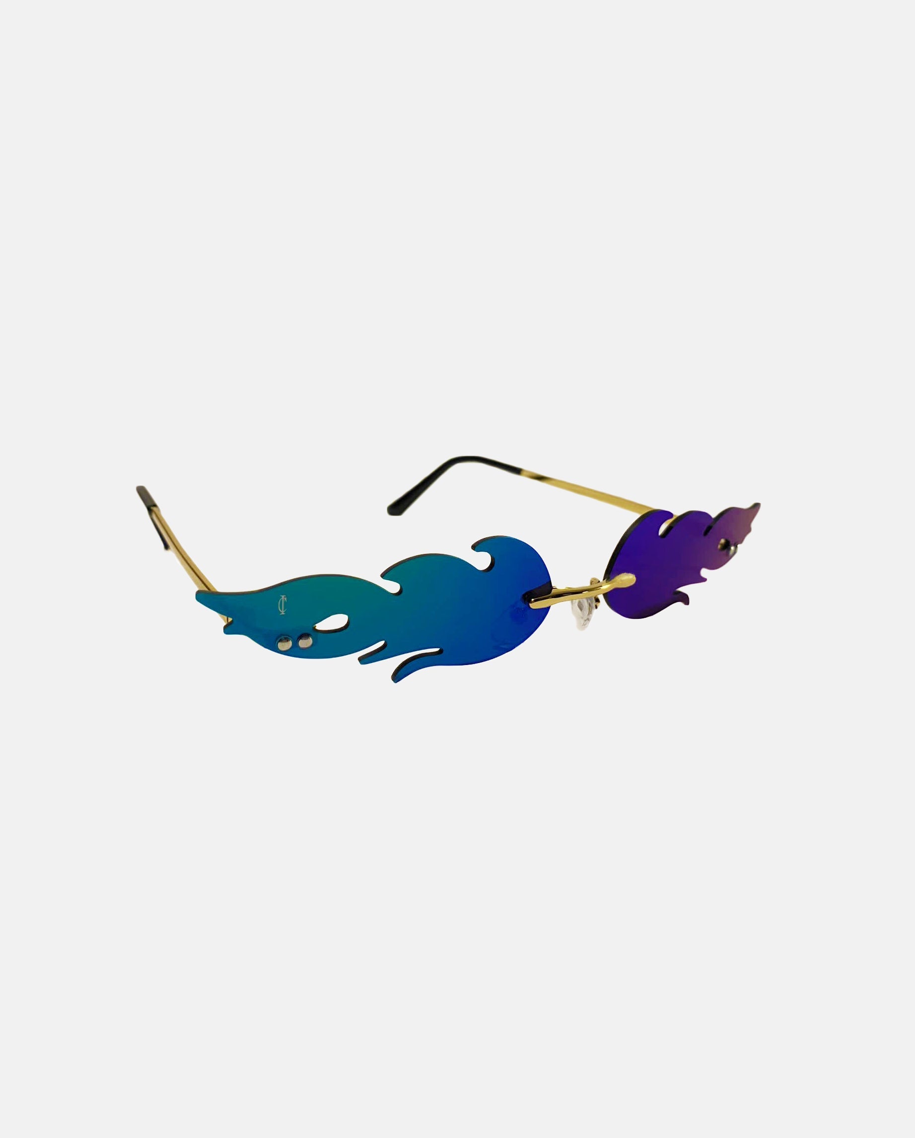 VELOCITY Flame Sunglasses | Blue / Purple