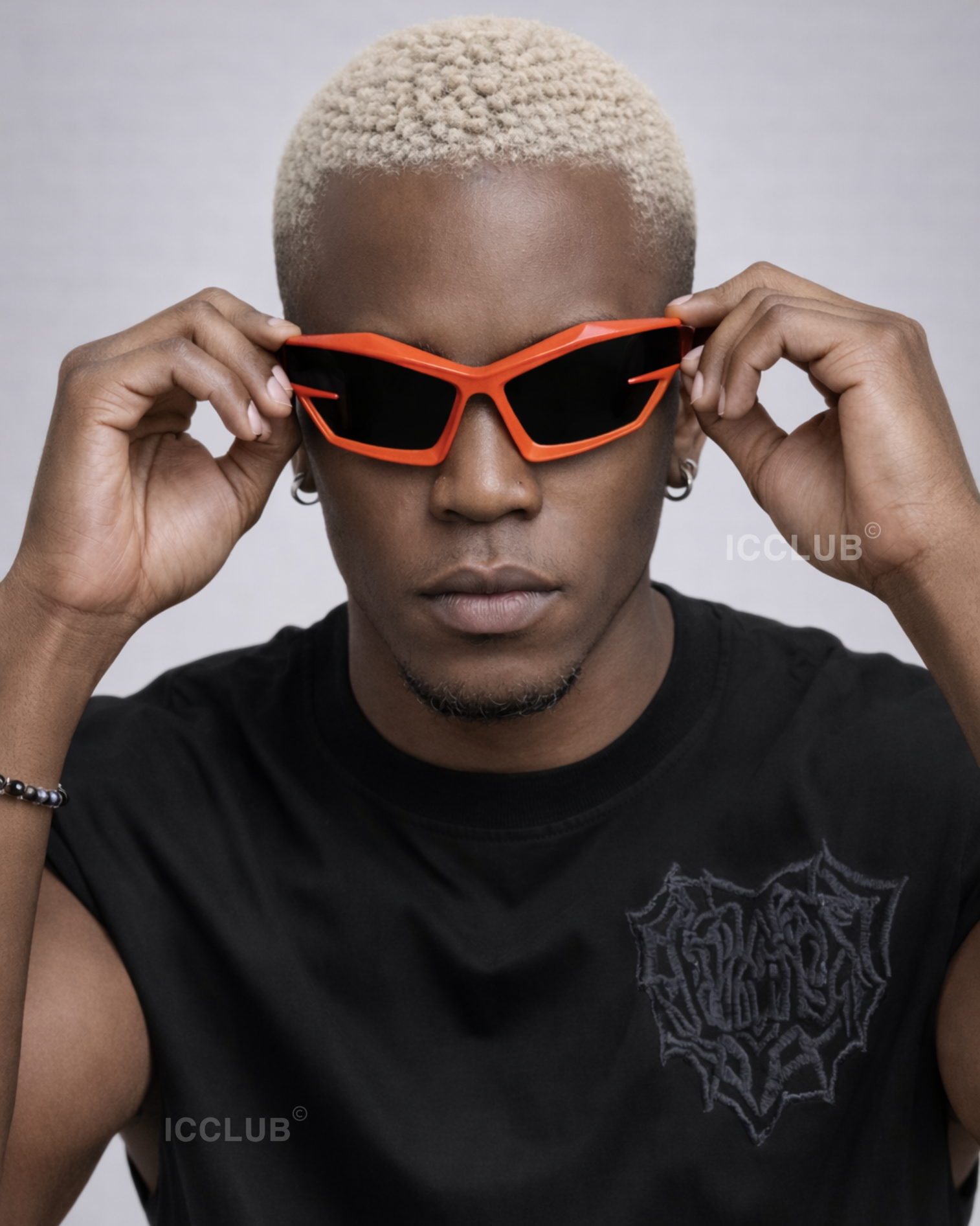 ORION Sport Sunglasses | Orange / Black